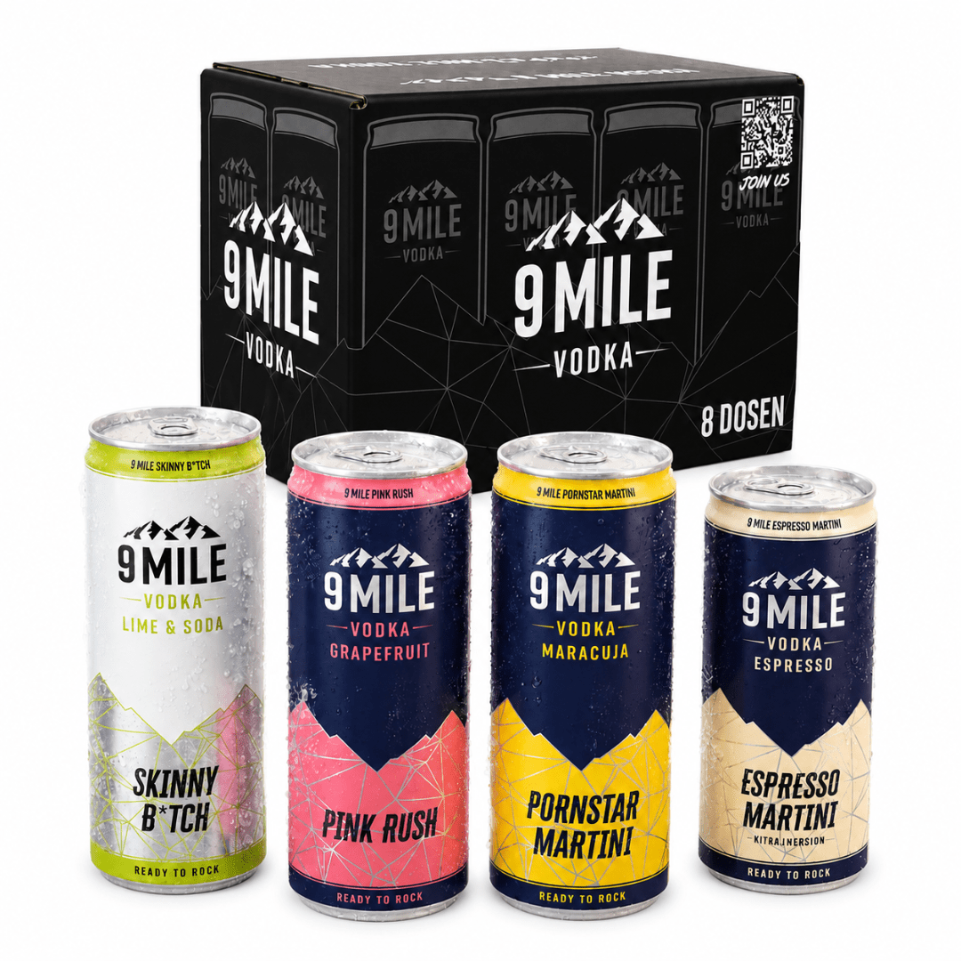 9 MILE Party Premix Mix – 8 Vodka Drinks - TwentyFourParty