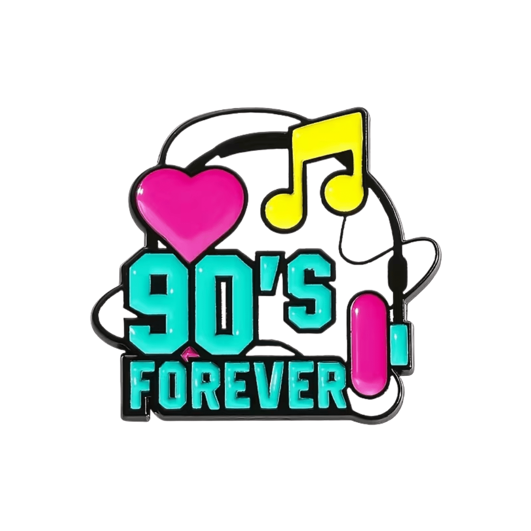 90er Jahre Retro Pins Anstecker - TwentyFourParty