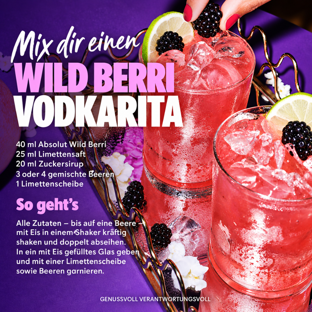 Absolut Wild Berri Vodka 0,7 l 38%