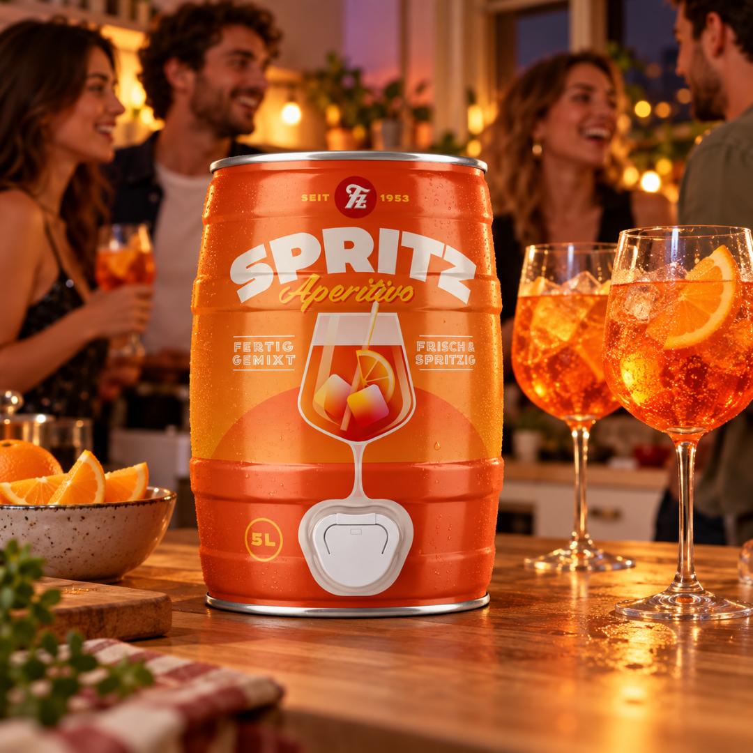 Aperitivo Spritz 5 Liter Fass Party Set