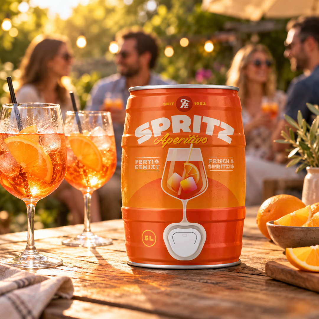Aperitivo Spritz 5 Liter Fass Party Set