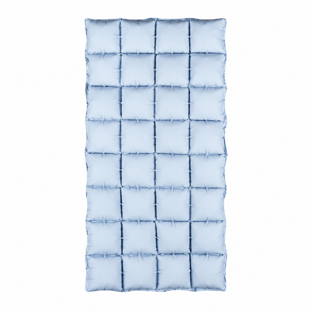 Aufblasbarer Folienvorhang Blau 72 x 143 cm