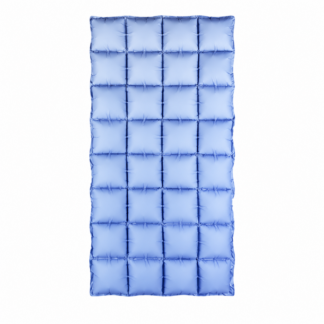 Aufblasbarer Folienvorhang Blau 72 x 143 cm