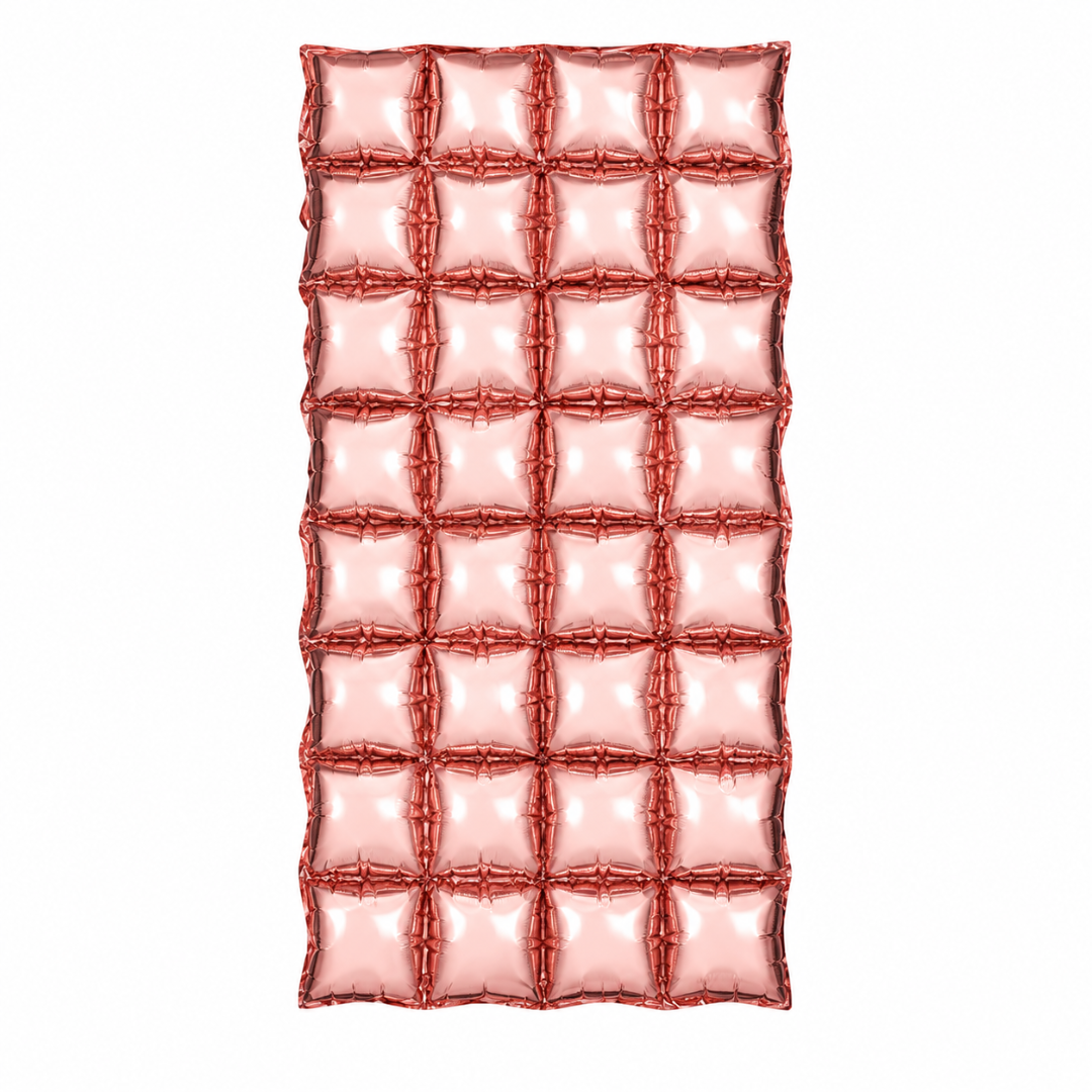 Aufblasbarer Folienvorhang Roségold 72 x 143 cm