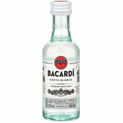 Bacardi Carta Blanca Rum Mini PET 0,05 l