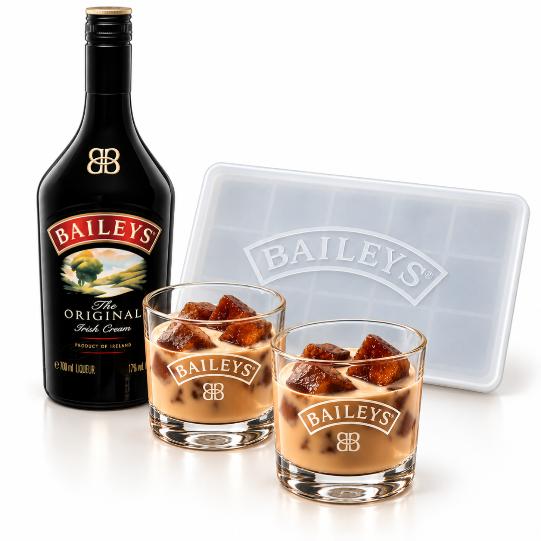 Baileys On The Coffee Rocks Bundle mit Gläsern & Eisform