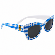 Bayern Brille Blau Weiß