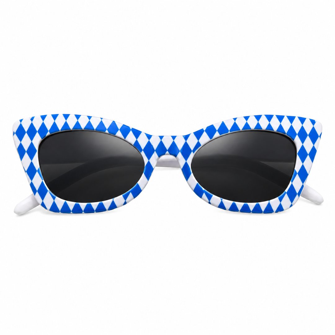 Bayern Brille Blau Weiß