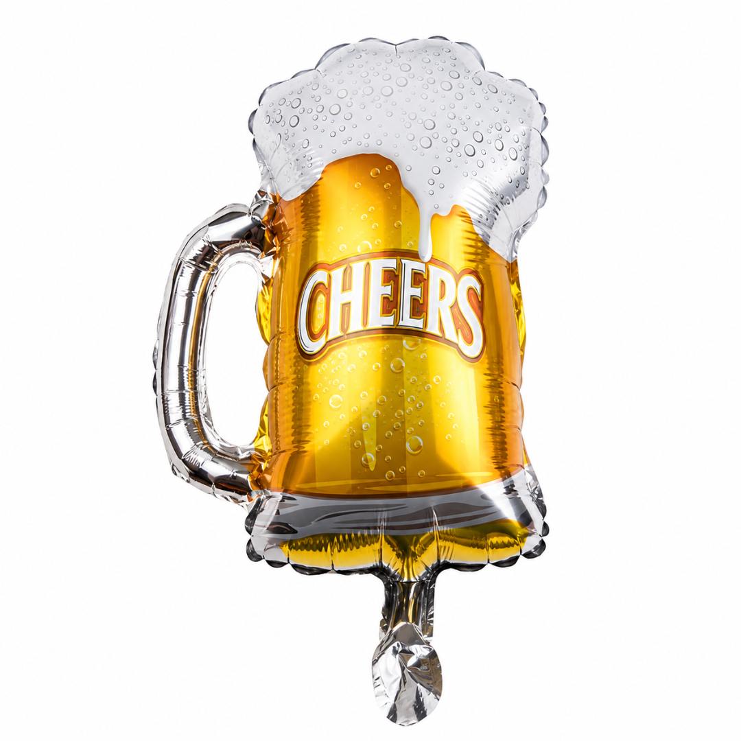 Bierkrug Folienballons Cheers 10 Stück