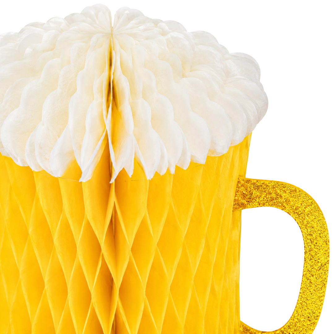 Bierkrug Wabendeko 4 Stück