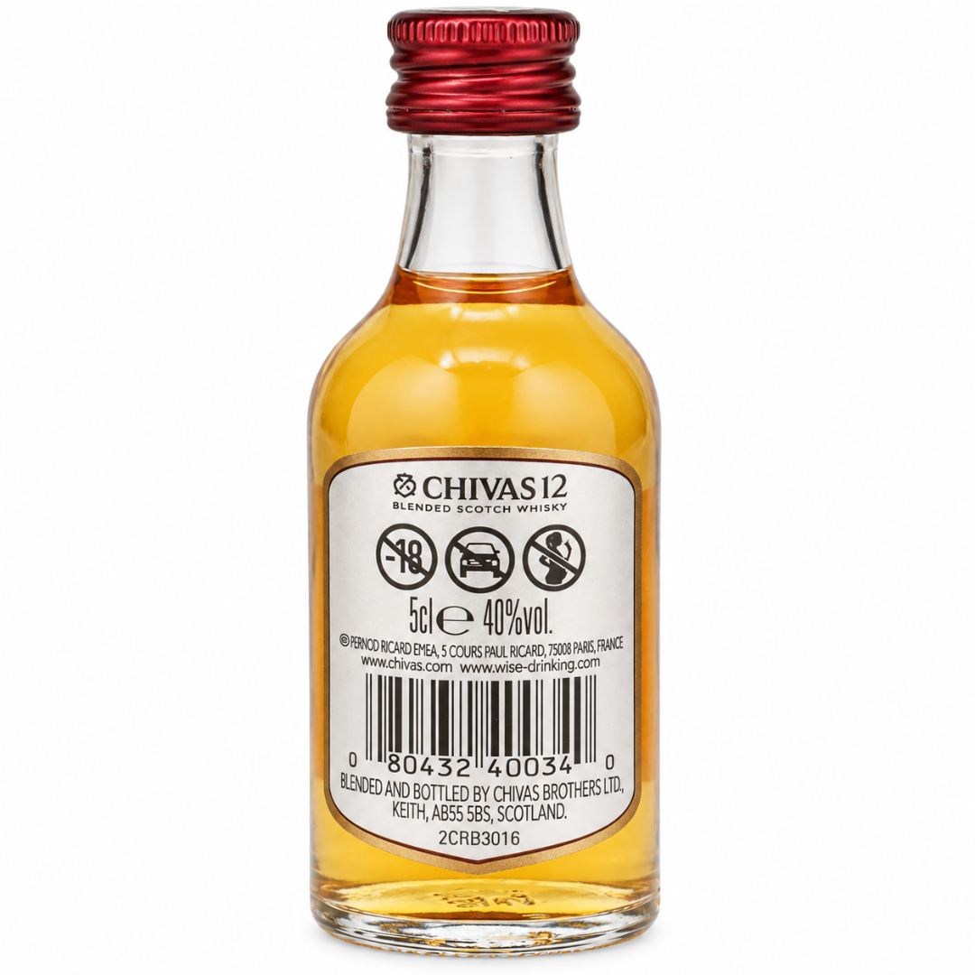 Chivas Regal 12 Jahre Miniatur 12 x 5 cl 40 % Vol.
