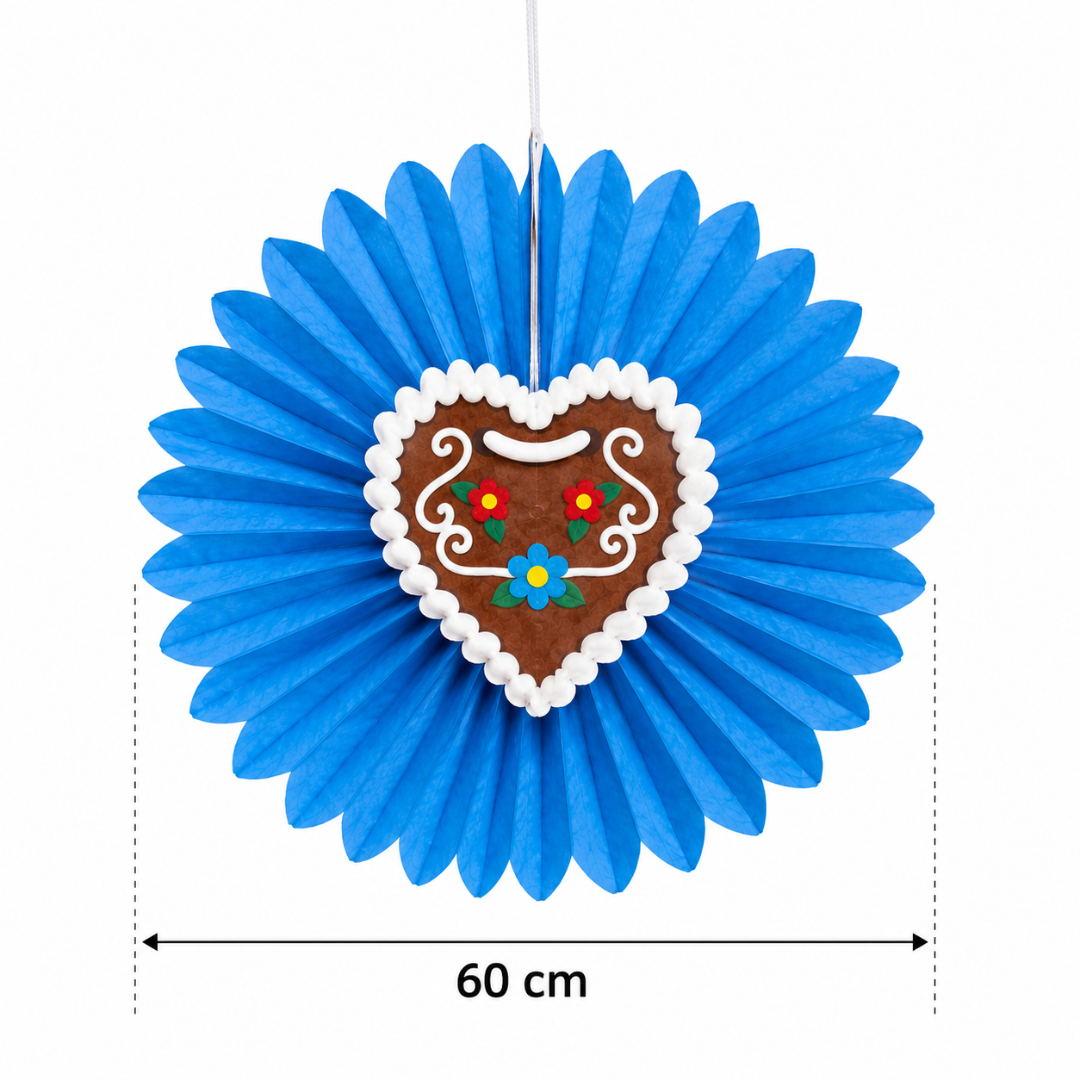 Dekofächer Lebkuchenherz 60 cm