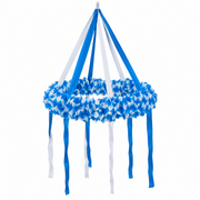Dekokranz Bayrisch Blau Weiß 75 cm