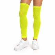 Fluoreszierende Neon Beinstulpen Gelb 60 cm