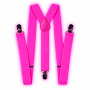 Fluoreszierende Neon Hosenträger Pink