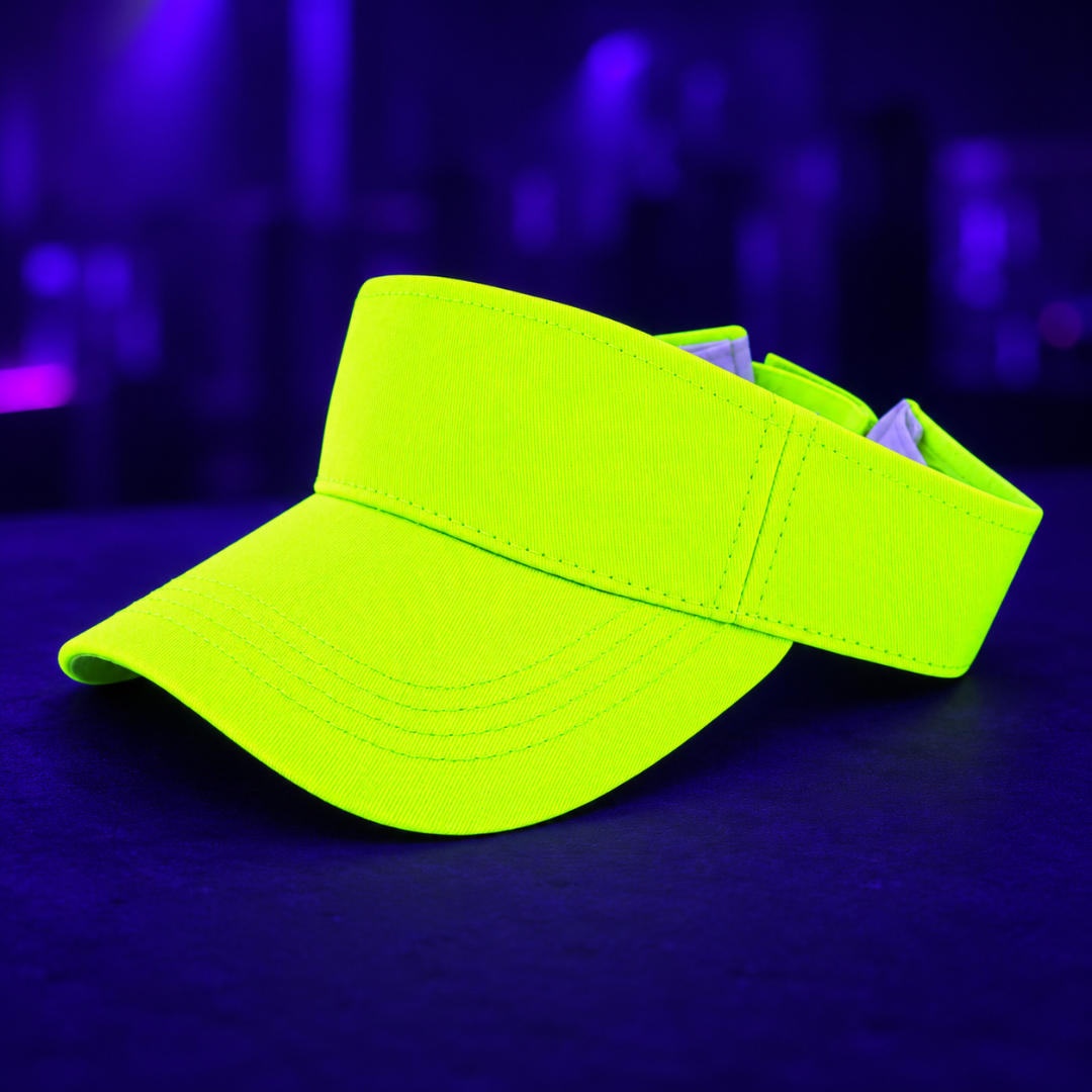 Fluoreszierende Neon Sonnenblende Gelb