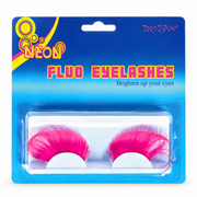 Fluoreszierende Neon Wimpern Pink