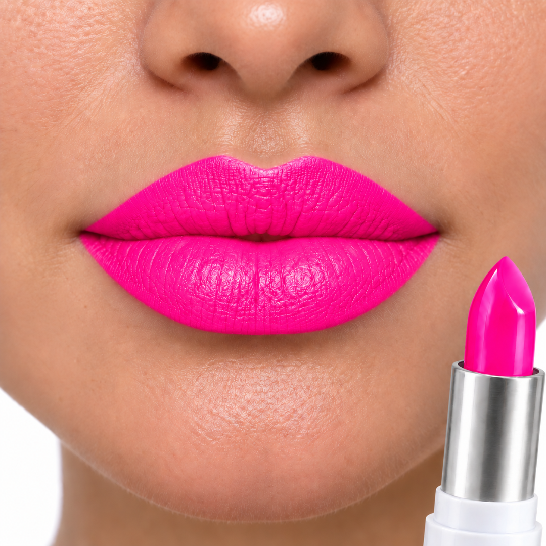 Fluoreszierender Neon Lippenstift Pink