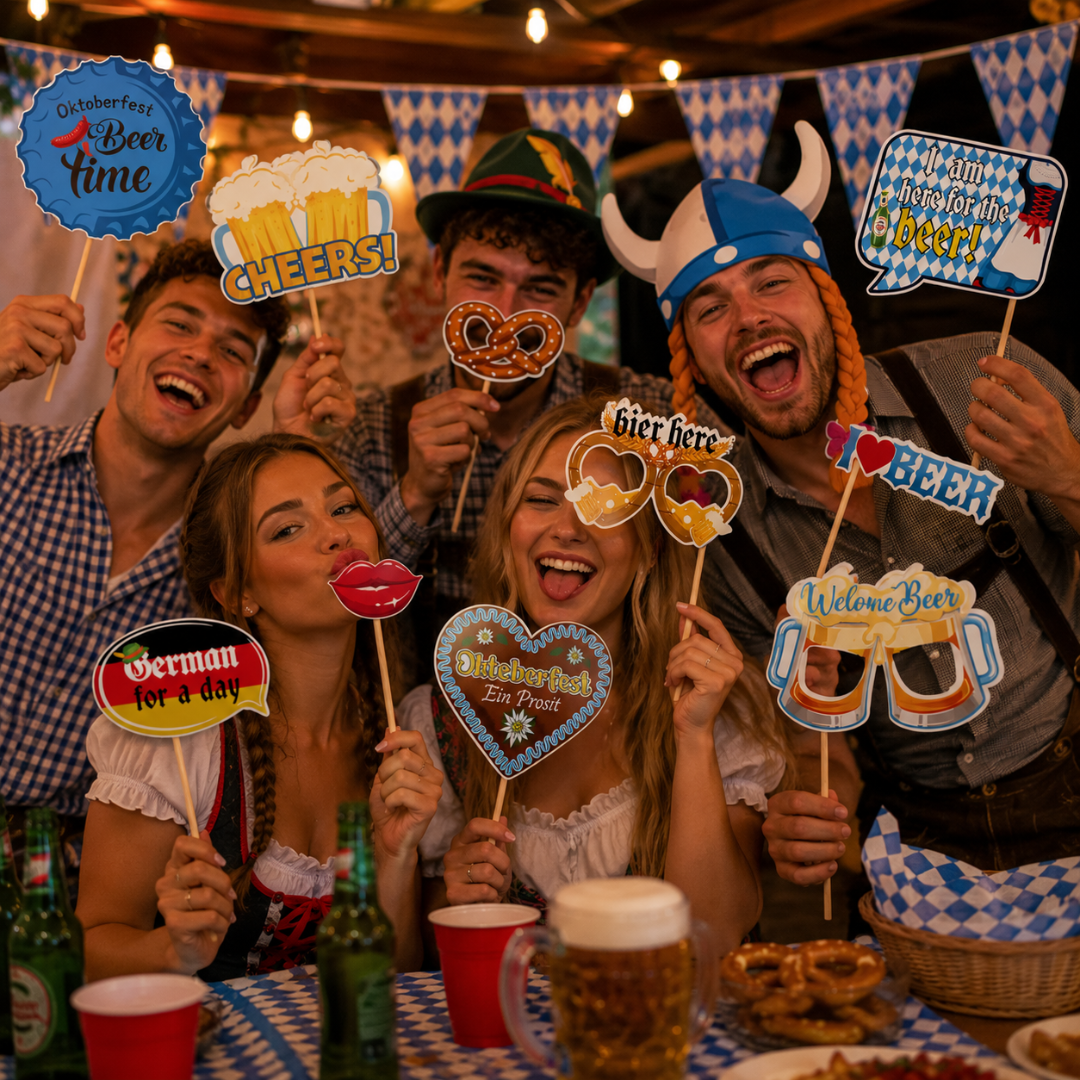 Foto Requisiten Bayern Party 30 teilig