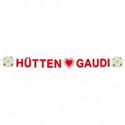 Girlande Hüttengaudi mit Edelweiß