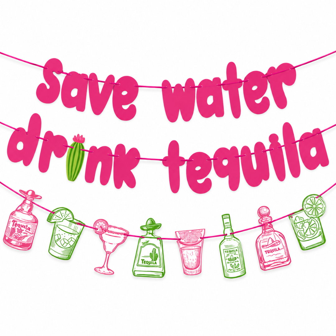 Girlande Save Water Drink Tequila