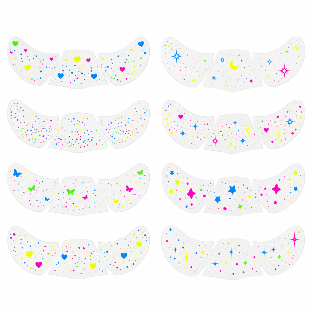 Neon Sommersprossen Tattoos Glow in the Dark