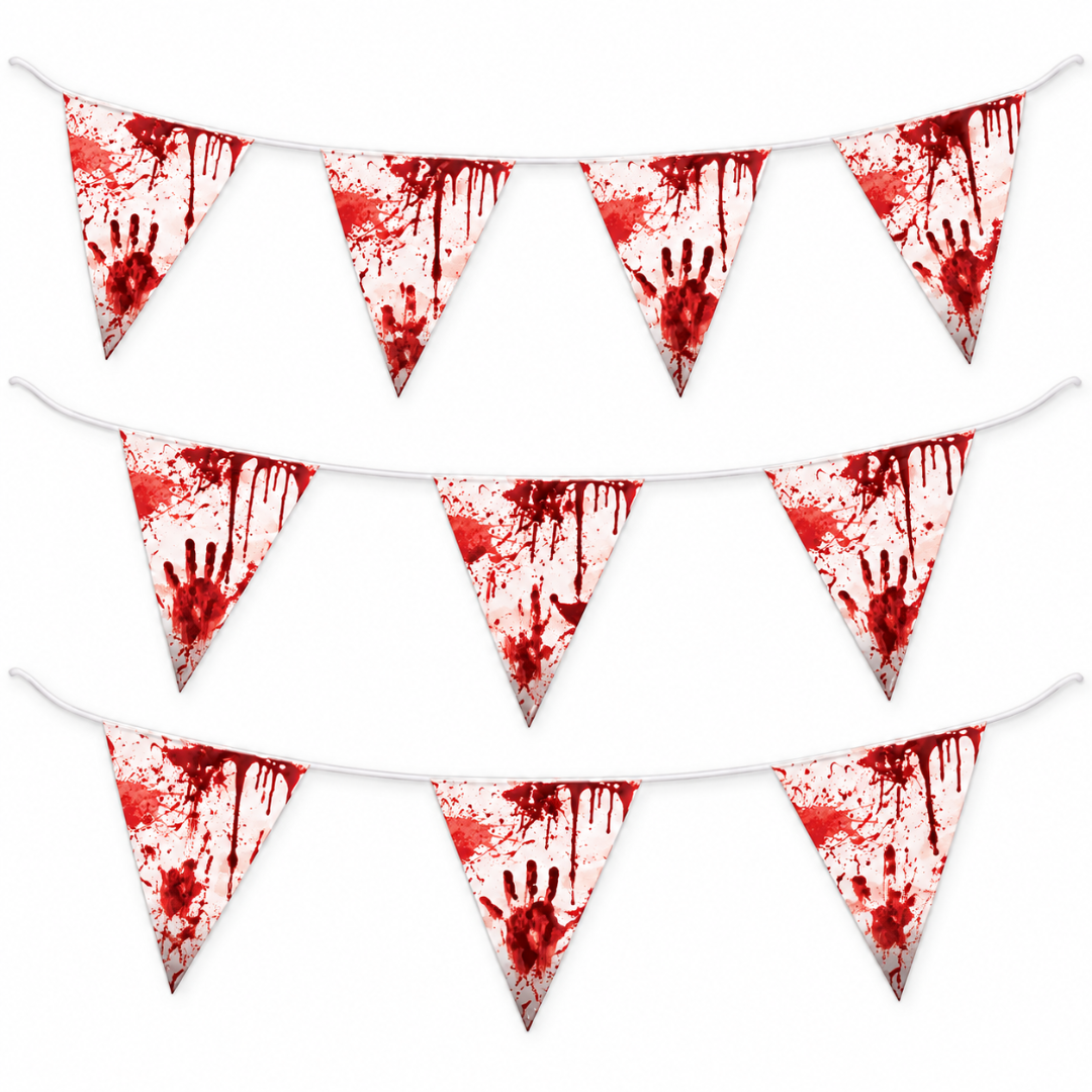 Halloween Wimpelkette Blut 5 m