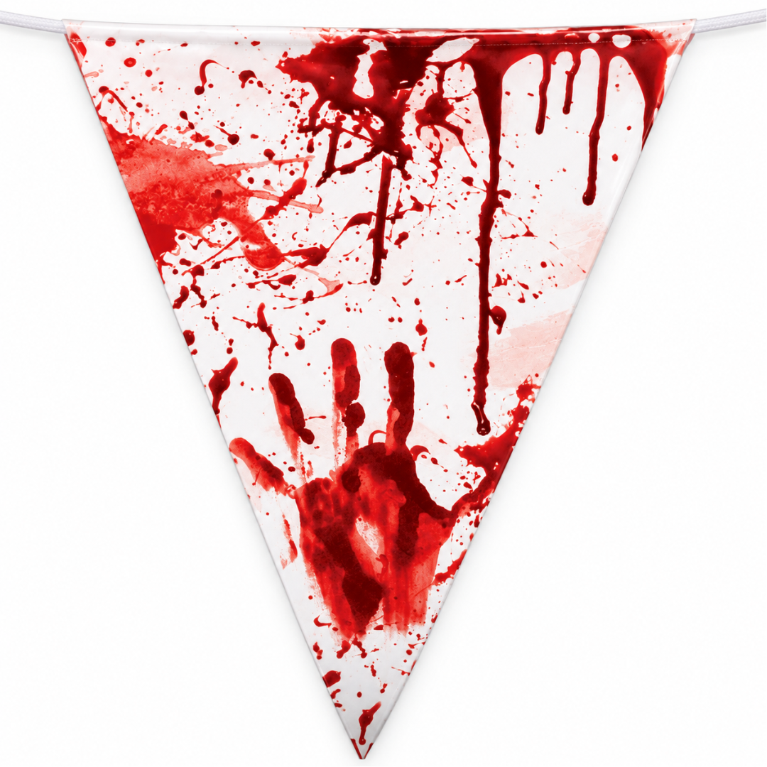 Halloween Wimpelkette Blut 5 m