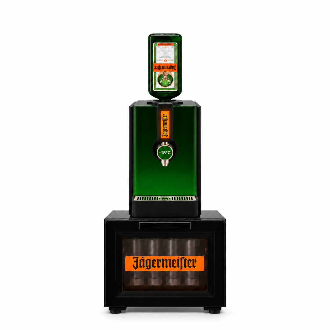 Jägermeister Party Set Tap Machine Shot Freezer & 6 Gläser