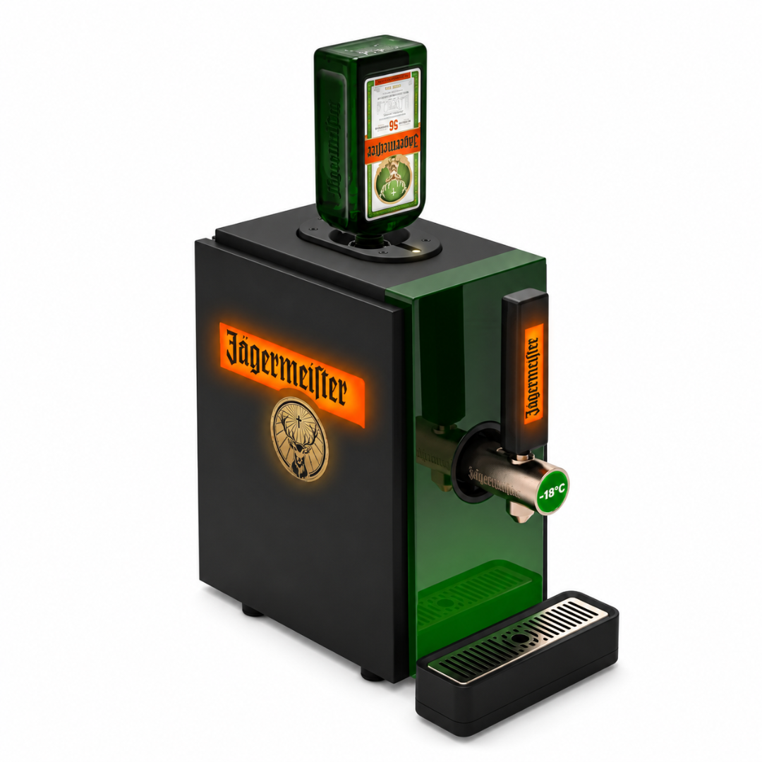 Jägermeister Party Set Tap Machine Shot Freezer & 6 Gläser
