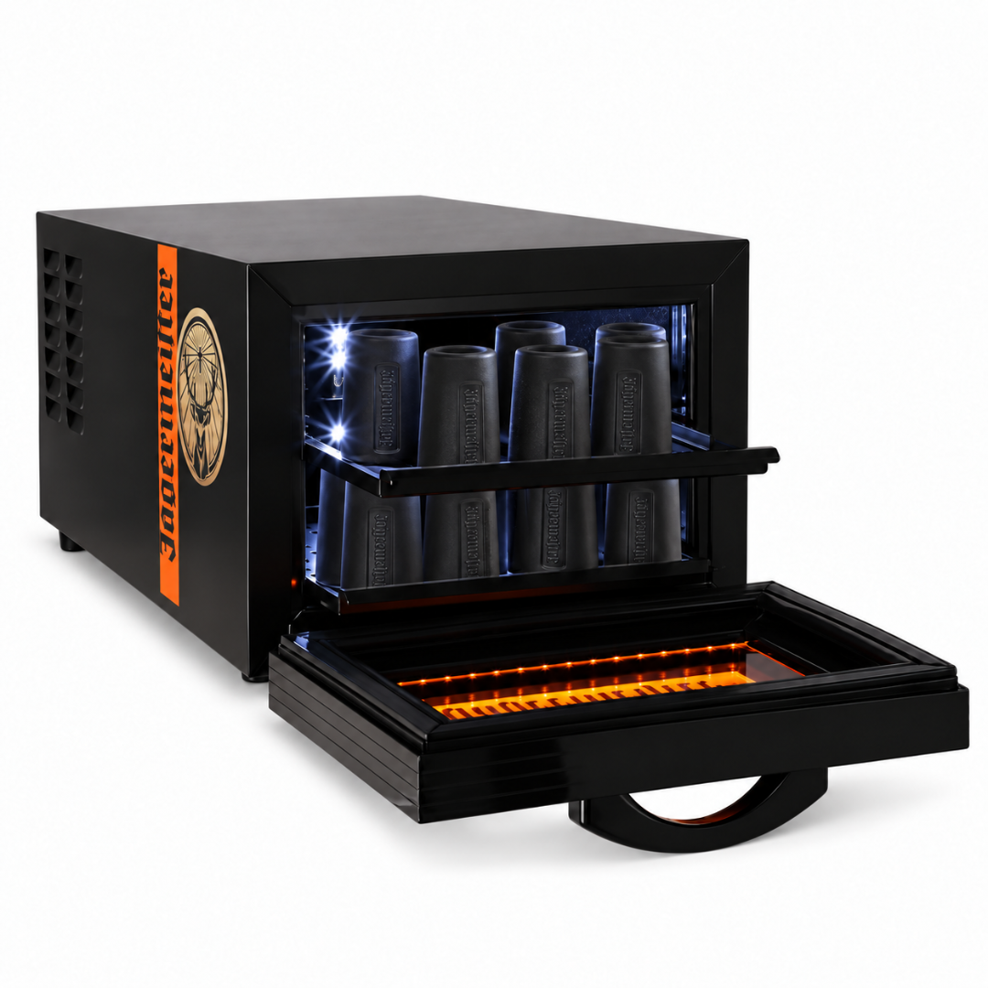 Jägermeister Party Set Tap Machine Shot Freezer & 6 Gläser