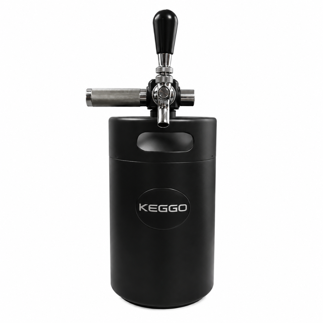 Keggo 4L Schwarz – Mobiles Cocktail- & Spritzfass