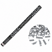 Konfettikanone Silber Metallic 80 cm