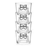 Kornfetti Bomb Gläser 4er Set – Acrylgläser für Bomb Shots