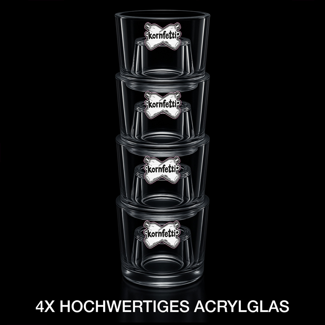 Kornfetti Corni Colada Bundle & 4 Bomb Gläser