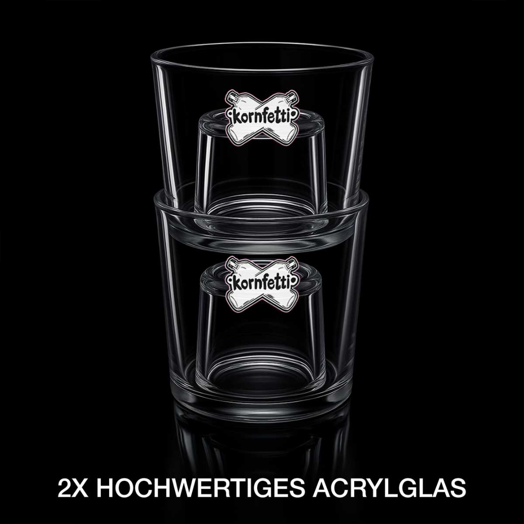 Kornfetti Spliti Bomb Set – Spliti, Prosecco & 2 Bomb Gläser
