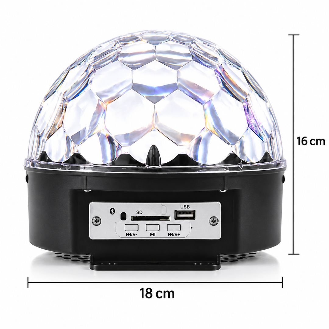 LED Magic Ball mit Bluetooth und Musiksteuerung