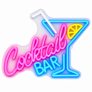 LED Neon Schild Cocktail Bar
