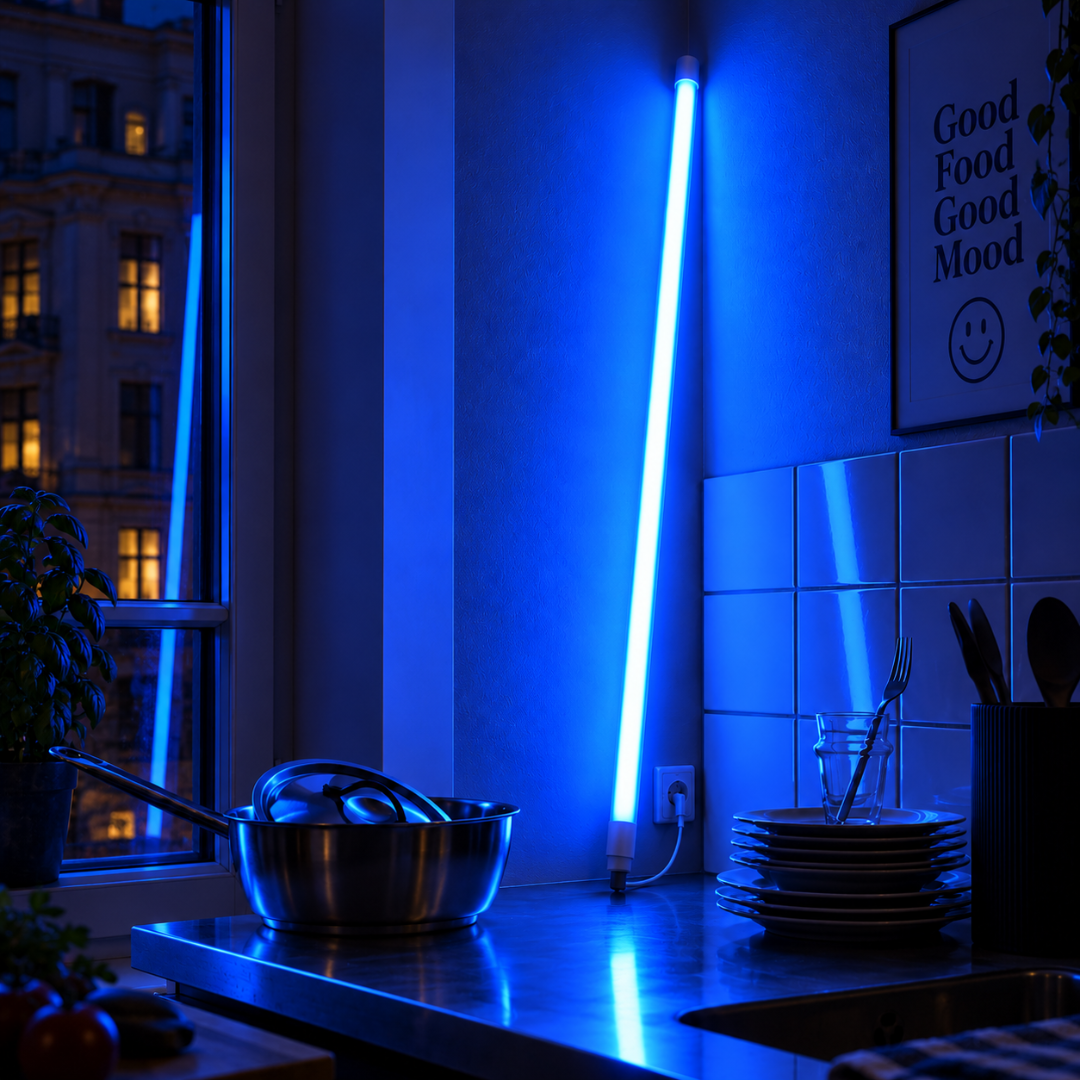 LED Tube Blau 120 cm Retro Party Lichtstab