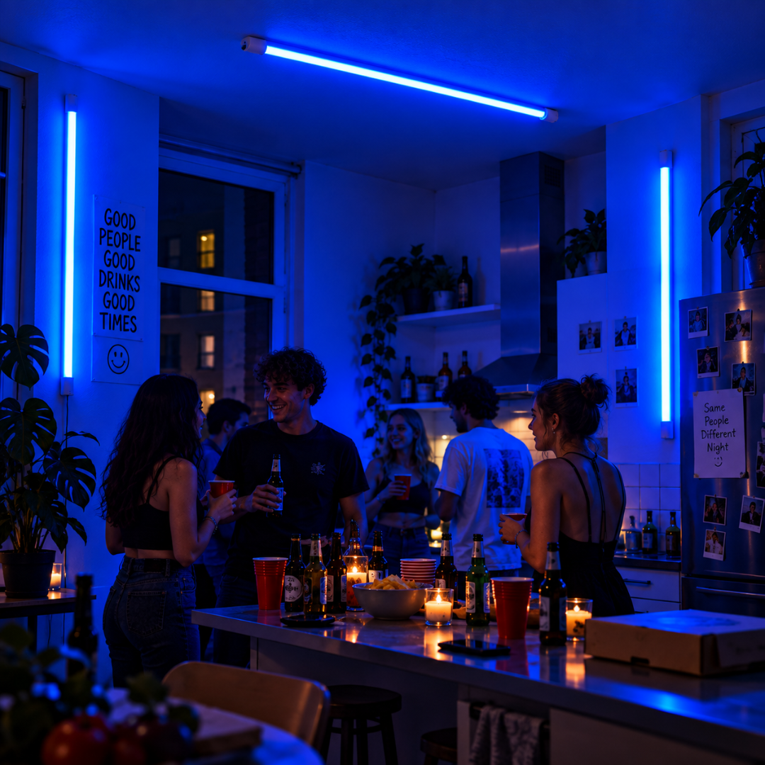LED Tube Blau 120 cm Retro Party Lichtstab