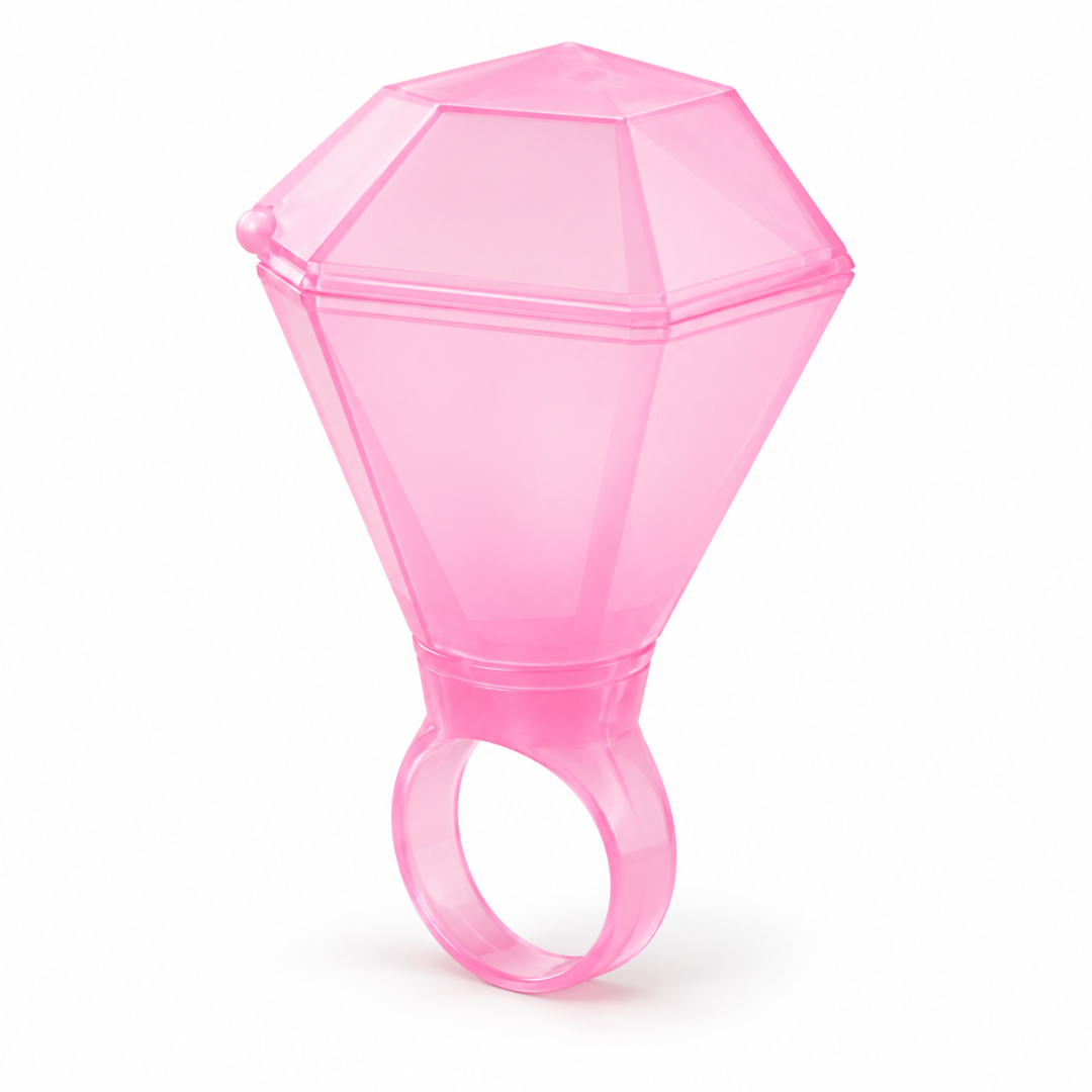 Leuchtring-Trinkglas Pink