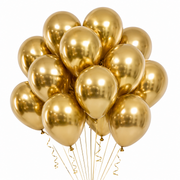 Luftballons Metallic 50 Stück Gold