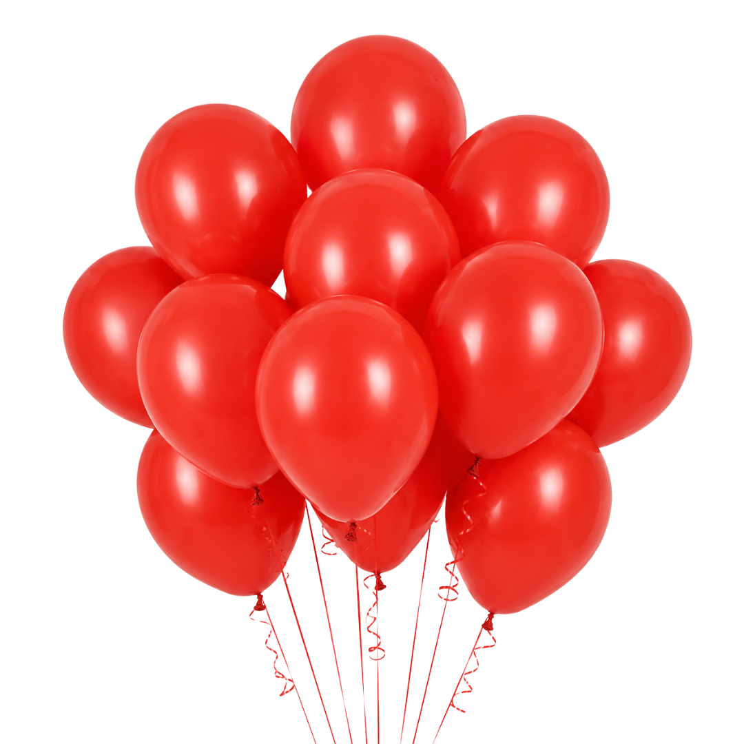 Luftballons Mohnrot Extra Stark 100 Stück
