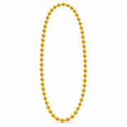Mardi-Gras-Perlenkette Gold