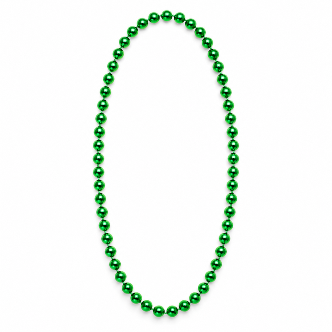 Mardi-Gras-Perlenkette Grün
