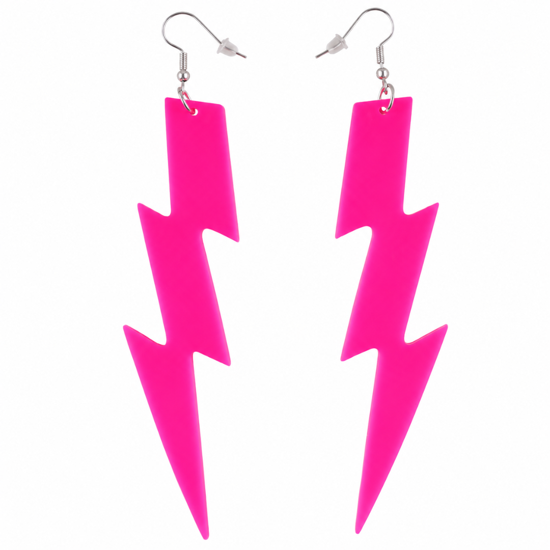 Neon Blitz Ohrringe Pink