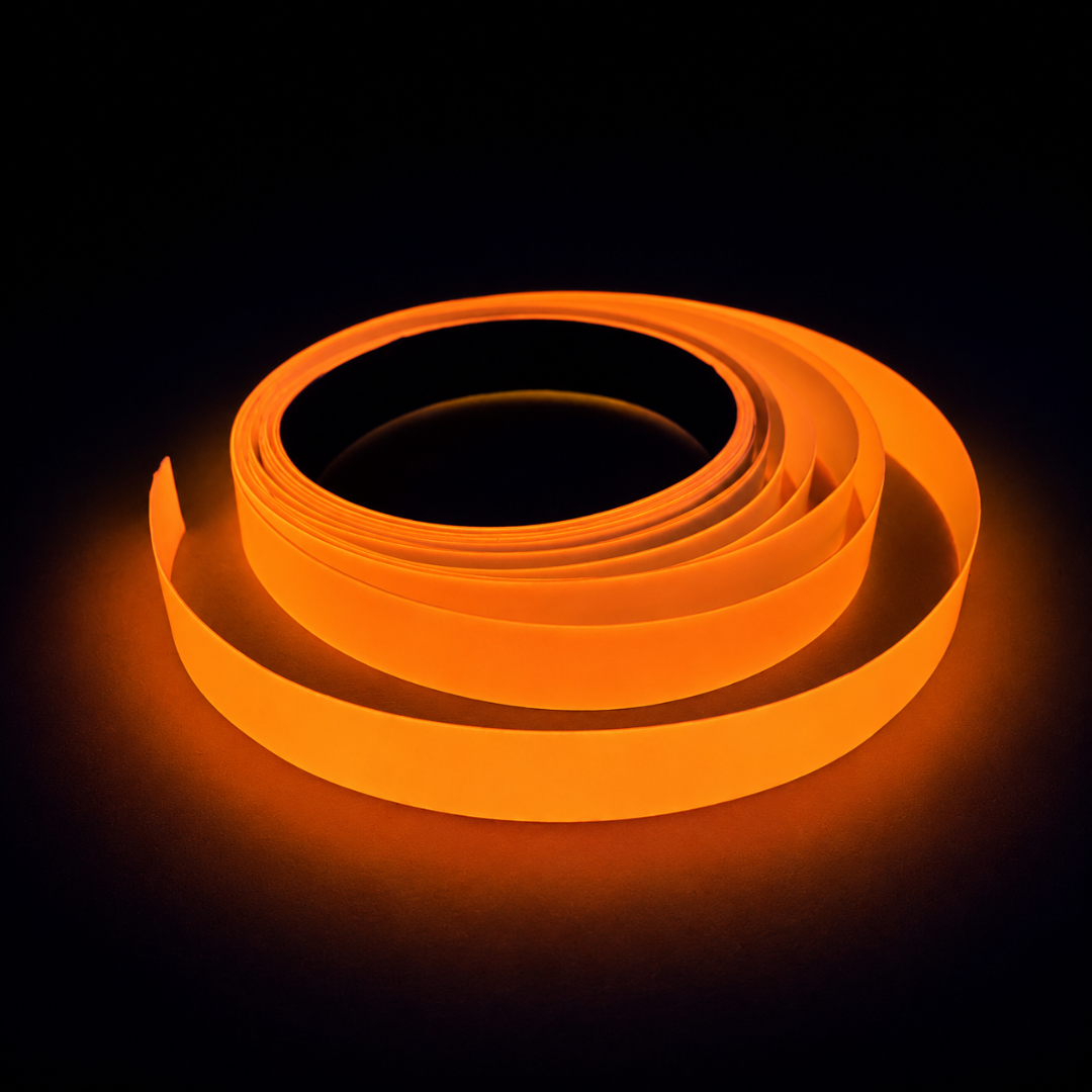 Neon Klebeband Glow-in-the-Dark Orange 5 m
