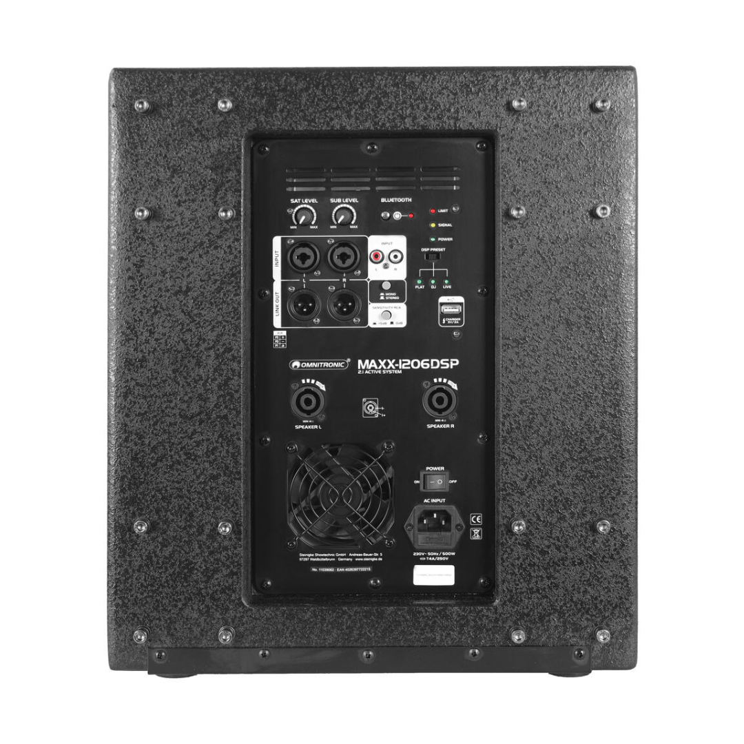 OMNITRONIC MAXX-1206DSP 2.1 Aktiv-System