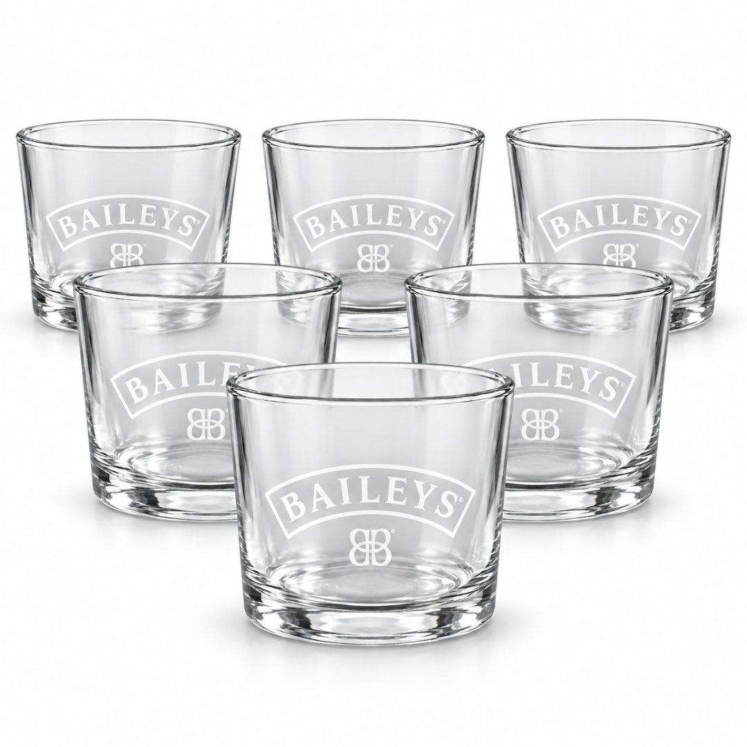 Original Baileys Tumbler Glas 230 ml 6 Stück