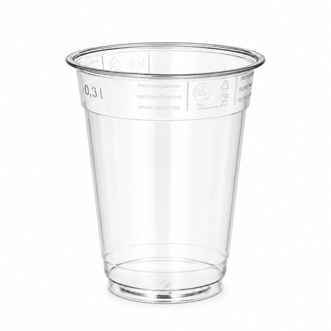 Party Einwegbecher 0,3 l glasklar 50 Stück
